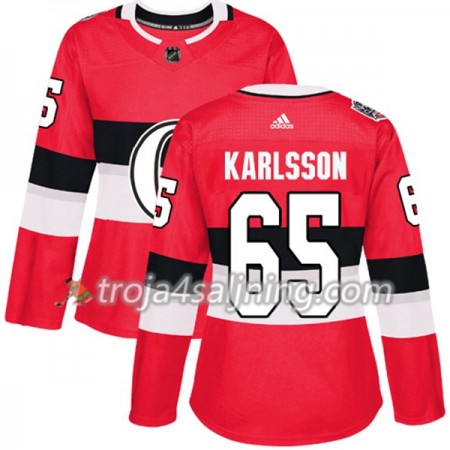 Ottawa Senators tröja Erik Karlsson 65 Röd 2017-2018 Adidas Classic Authentic - Dame NHL Tröjor Ottawa Senators tröja Erik Karlsson 65 Röd 2017-2018 Adidas Classic Authentic - Dame NHL Tröjor